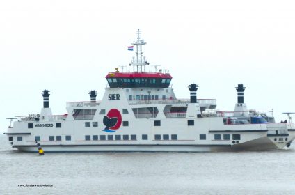 Wagenborg Fähre ferry Fährschiff Sier, IMO 9075761, MMSI 244710741, Rufzeichen PG6257